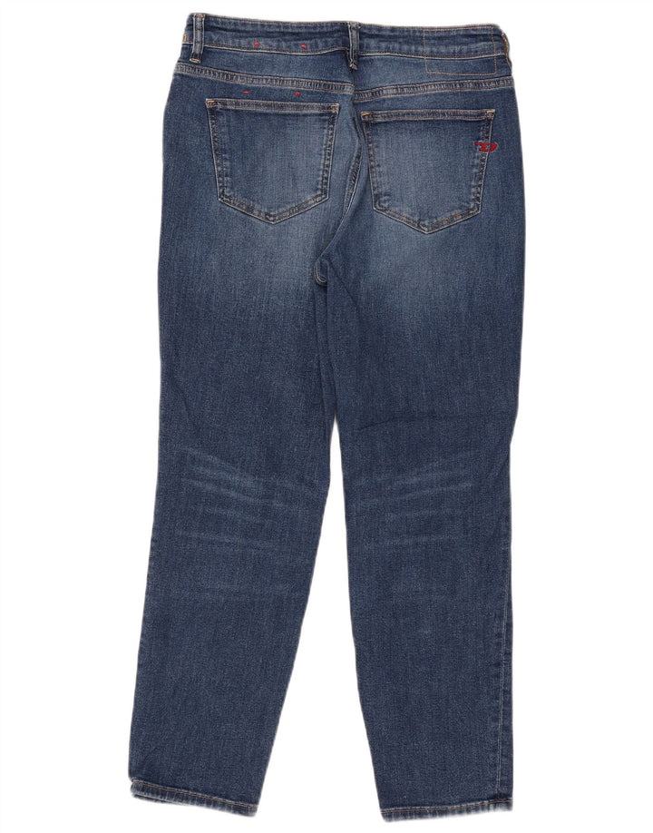 Jeans Slim Feminino Diesel W28 L26 Azul Algodão