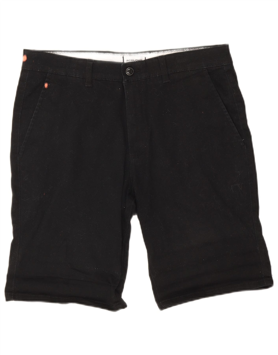 Shorts Chino Masculino Jack & Jones Médio W34 Algodão Preto