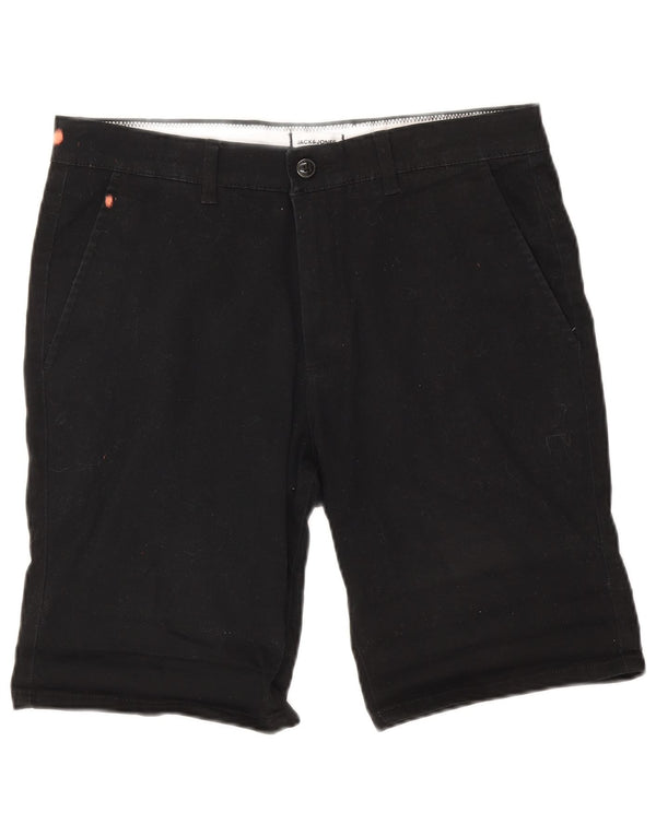 Shorts Chino Masculino Jack & Jones Médio W34 Algodão Preto
