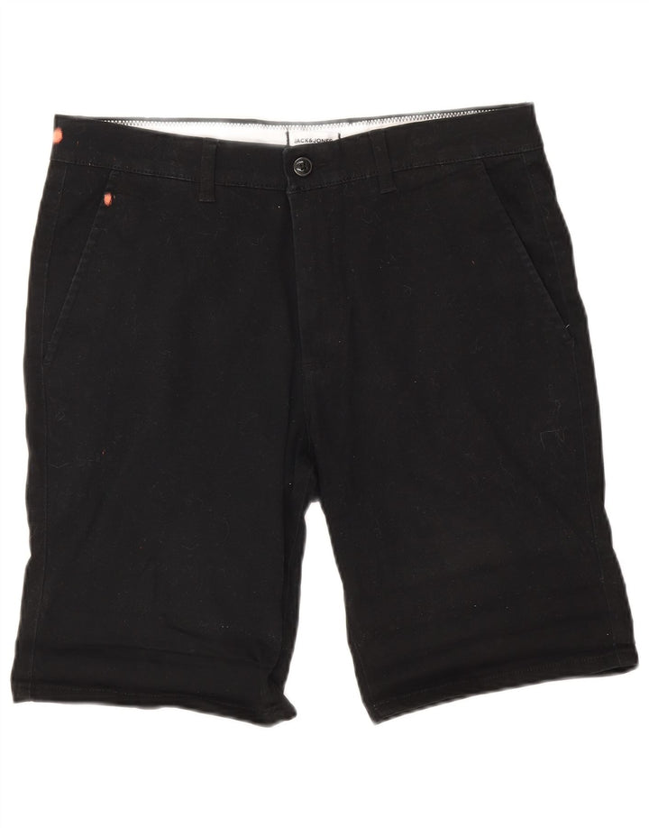Shorts Chino Masculino Jack & Jones Médio W34 Algodão Preto