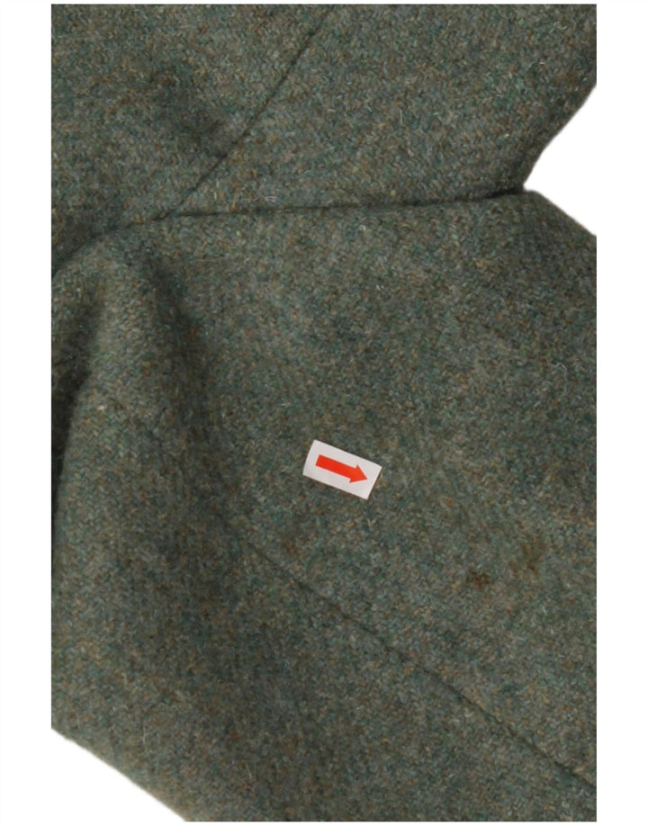 Jaqueta blazer masculina BURTON sob medida com 2 botões Reino Unido 38 lã virgem verde média