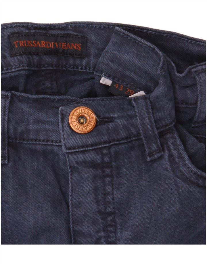 Trussardi Jeans Slim Feminino W29 L34 Azul Marinho