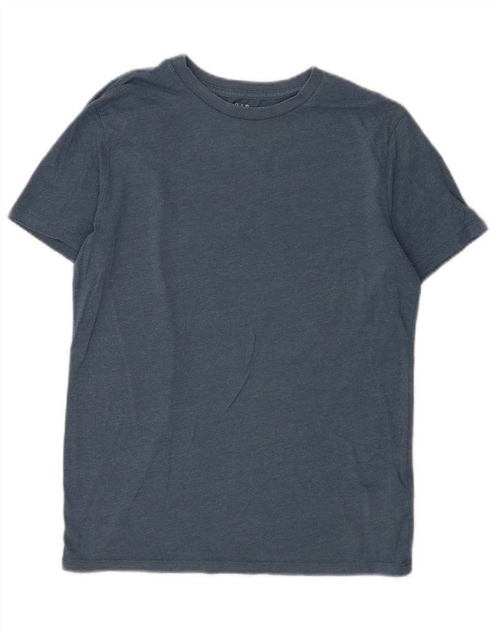 Camiseta masculina Gap XS azul algodão