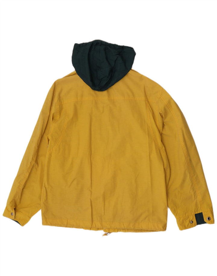 Jaqueta de chuva masculina Polbot com capuz UK 38 poliéster amarelo médio