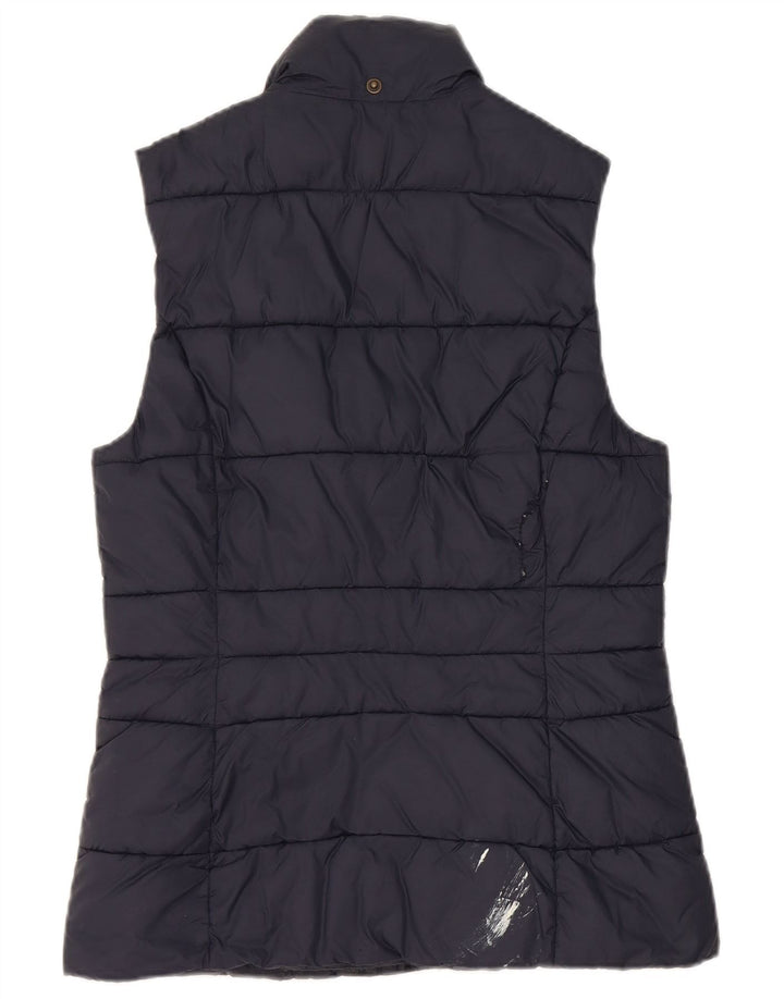 Colete acolchoado feminino Barbour UK 8 pequeno azul marinho poliamida