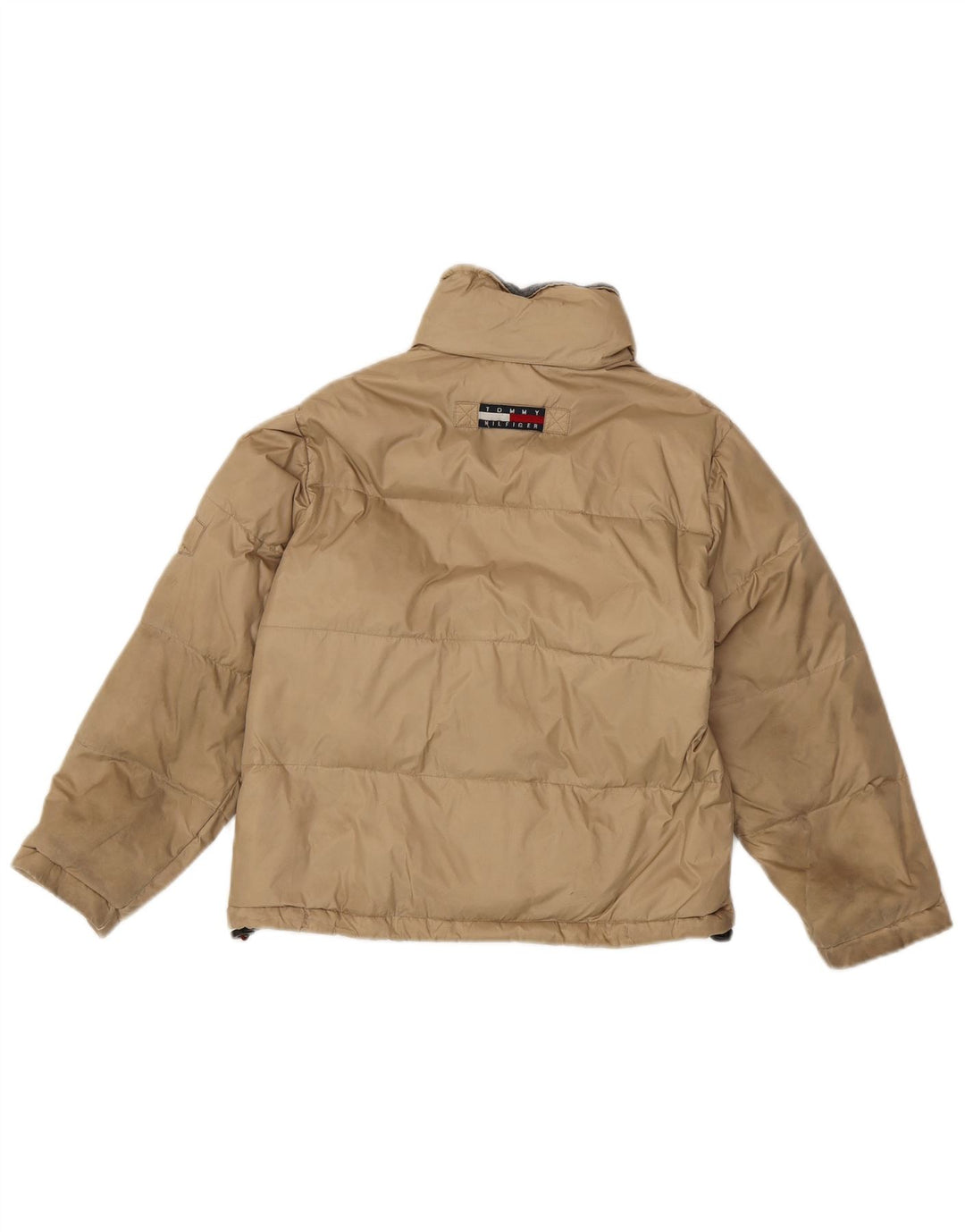 Tommy Hilfiger Jaqueta acolchoada para meninos 7-8 anos XS Bege Nylon
