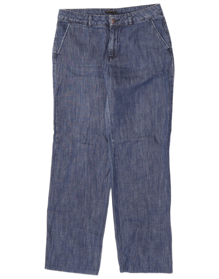 Jeans retos femininos Sisley W30 L30 azul