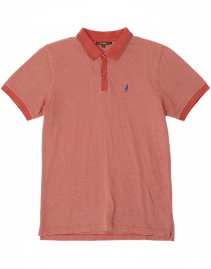 MARLBORO CLASSICS Camisa polo masculina pequena de algodão rosa