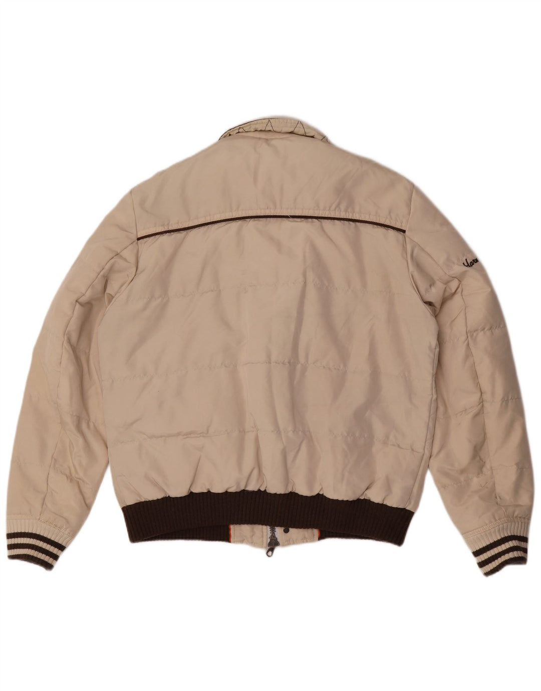 Jaqueta acolchoada masculina Harmont & Blaine UK 44 2XL poliamida colorblock bege