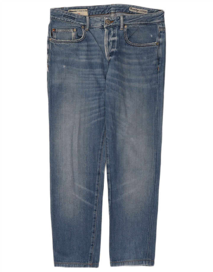 Calça jeans reta masculina Blauer W32 L27 azul