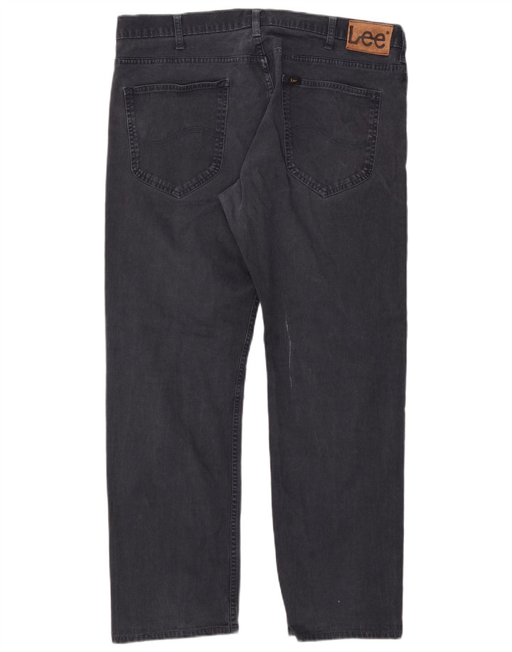 Lee Mens Blake Straight Jeans W36 L30 Azul Algodão