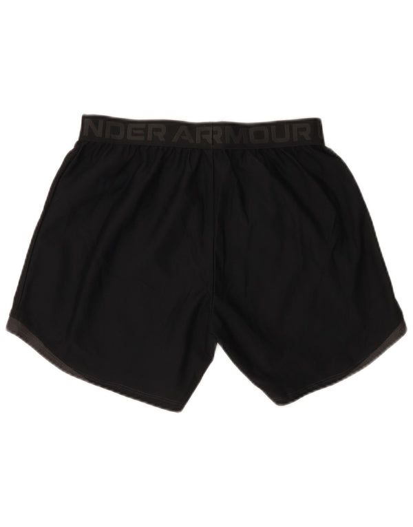Under Armour Womens Graphic Sport Shorts UK 10 Pequeno Poliéster Preto