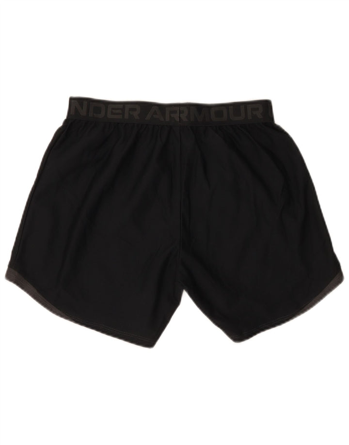 Under Armour Womens Graphic Sport Shorts UK 10 Pequeno Poliéster Preto