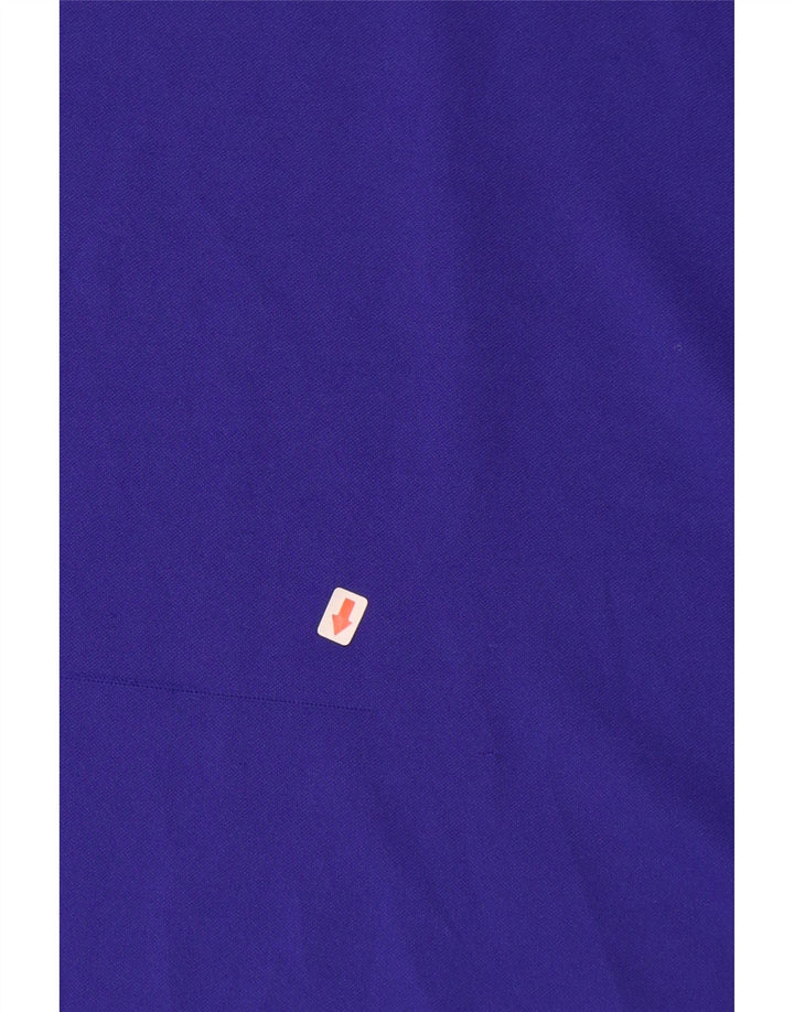 Camiseta masculina Nike Dri Fit Top médio azul colorblock poliéster