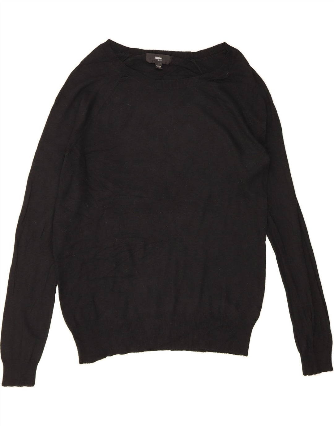 MOSSIMO Womens Boat Neck Jumper Sweater UK 18 XL Black Nylon Vintage Mossimo and Second-Hand Mossimo from Messina Hembry 