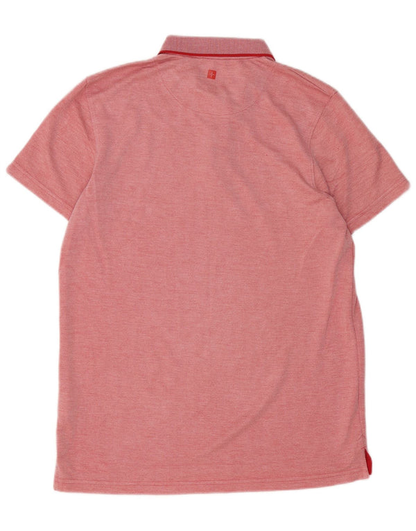 Camisa polo masculina IsoCool Mountain Warehouse modal vermelho médio