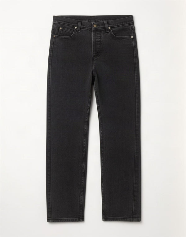Jeans retos femininos Lee W29 L34 algodão preto
