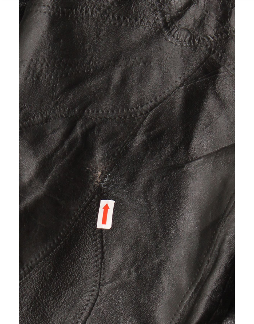 Jaqueta de couro masculina VINTAGE UK 40 grande couro preto