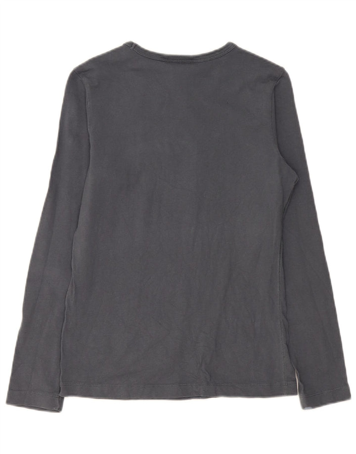 Campeão feminino Heritage Classics gráfico top manga comprida Reino Unido 12 cinza médio