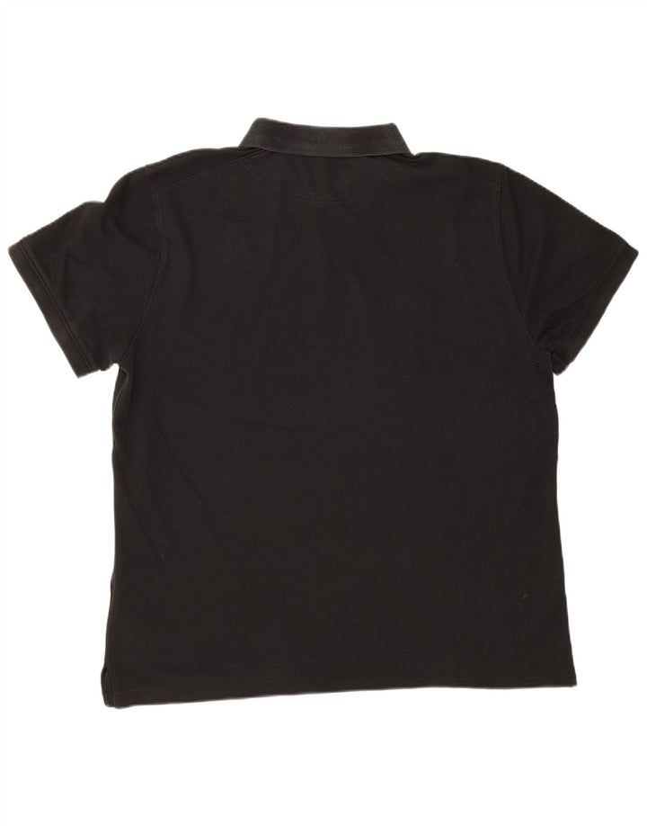 Camisa polo gráfica masculina Nike XL algodão preto