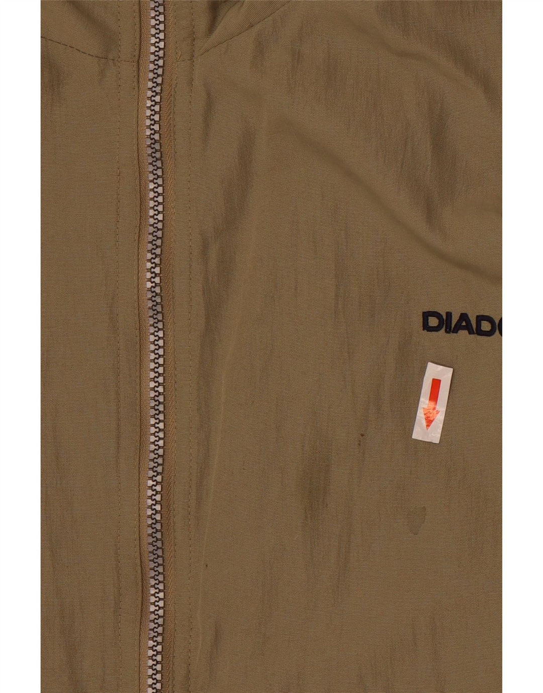 Jaqueta de chuva masculina Diadora Loose Fit UK 36 pequena poliamida cáqui