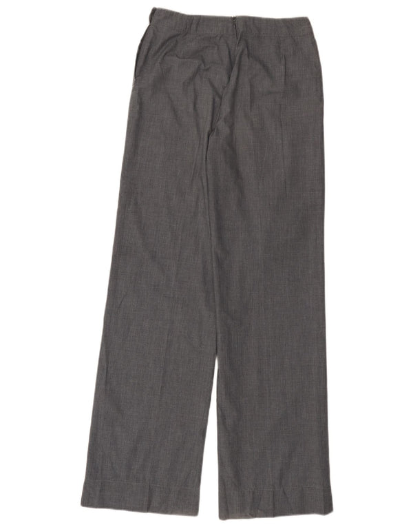 Zara Calça Chino Feminina Solta Fit EU 36 XS W26 L32 Cinza Poliéster