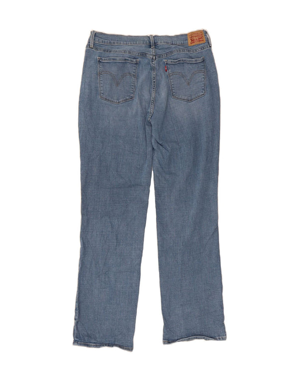 Levi's feminino 505 jeans retos de cintura alta US 16 2XL W34 L32 algodão azul