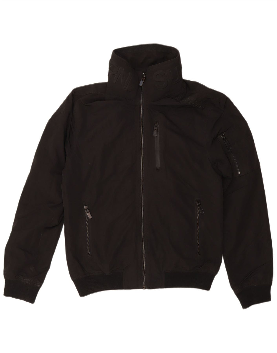 Jaqueta Bomber Feminina SUPERDRY UK 18 XL Preto Poliéster