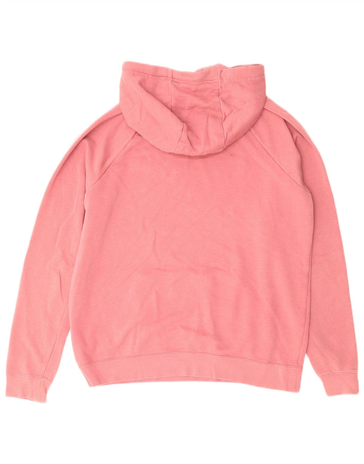 Jumper com capuz feminino Nike Oversized UK 10 pequeno algodão rosa