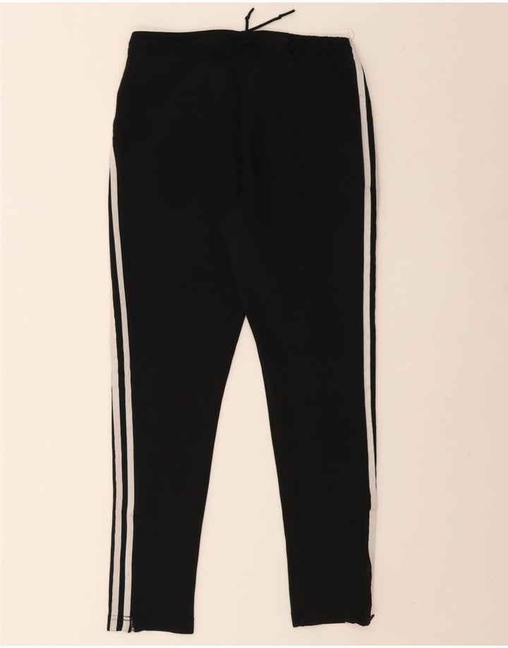 Calças de treino femininas Adidas UK 10 pequenas pretas