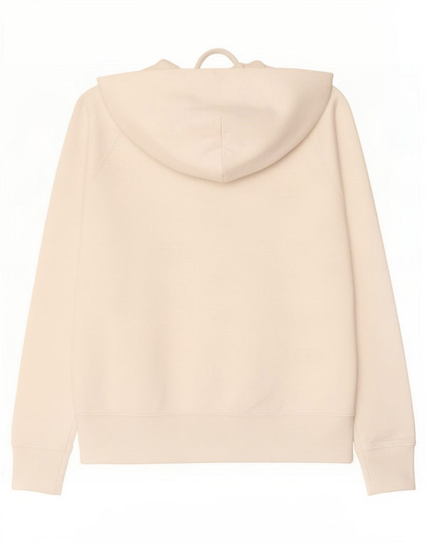 Gap Womens Graphic Zip Hoodie Sweater UK 10 Small White Cotton