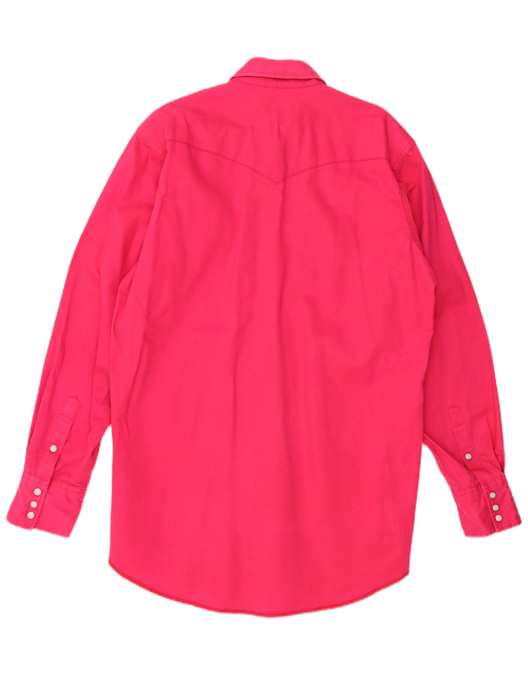 Camisa alta masculina WRANGLER grande algodão rosa