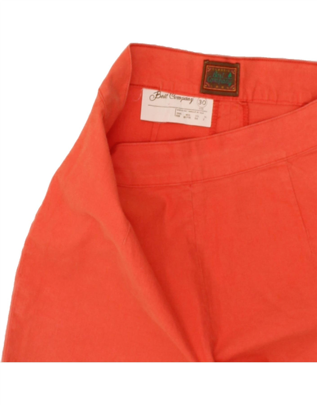 BEST COMPANY Womens Pencil Skirt W30 Medium Orange Cotton Vintage Best Company and Second-Hand Best Company from Messina Hembry 
