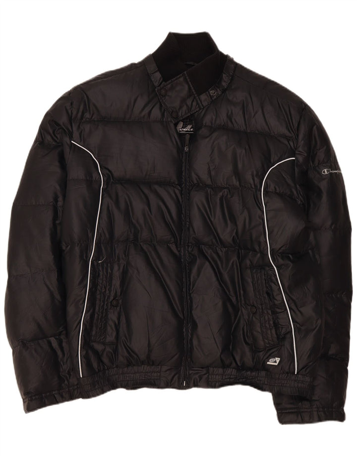Jaqueta masculina acolchoada Champion UK 44 2XL poliéster preto