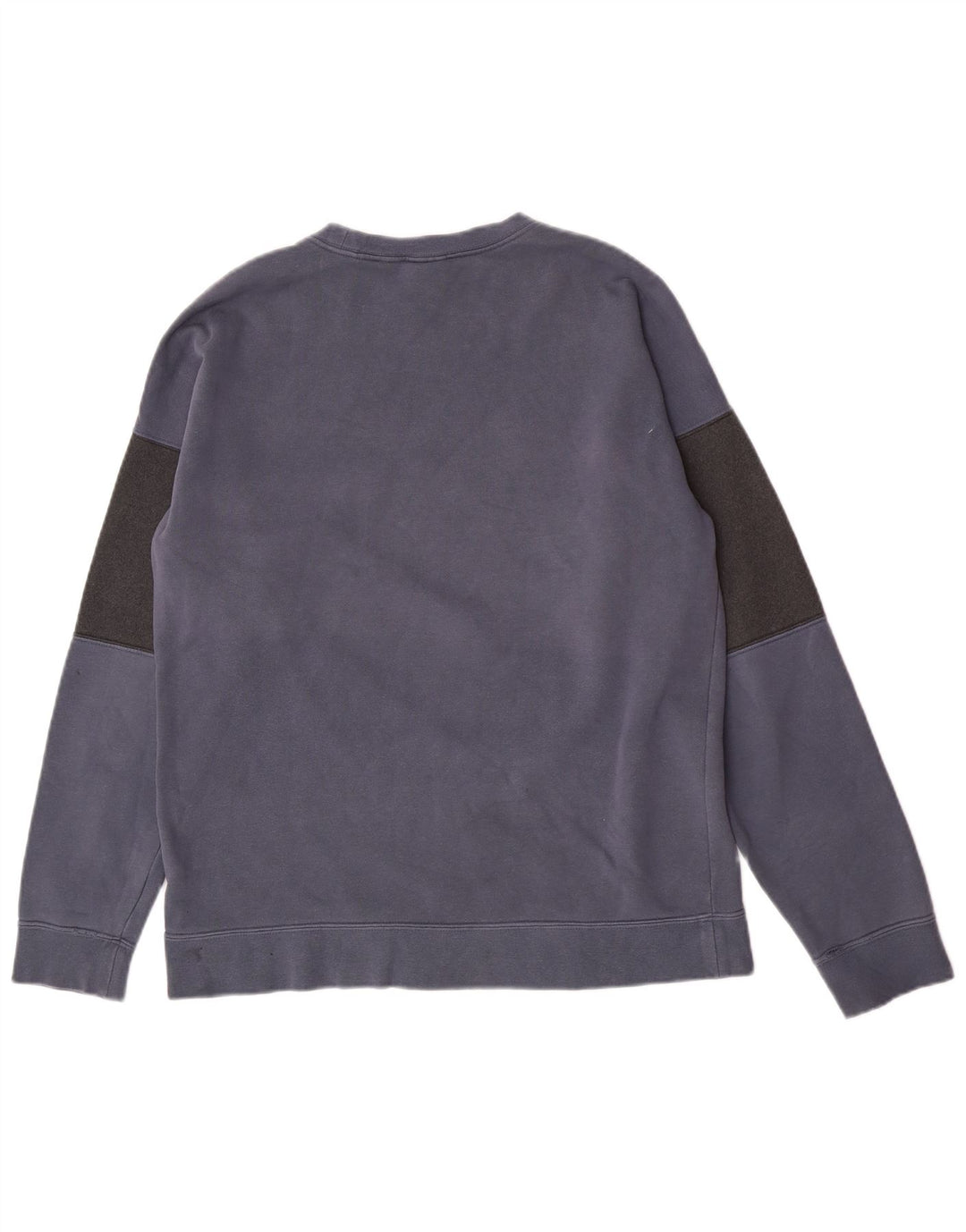 Moletom gráfico masculino Nike Jumper médio azul colorblock algodão