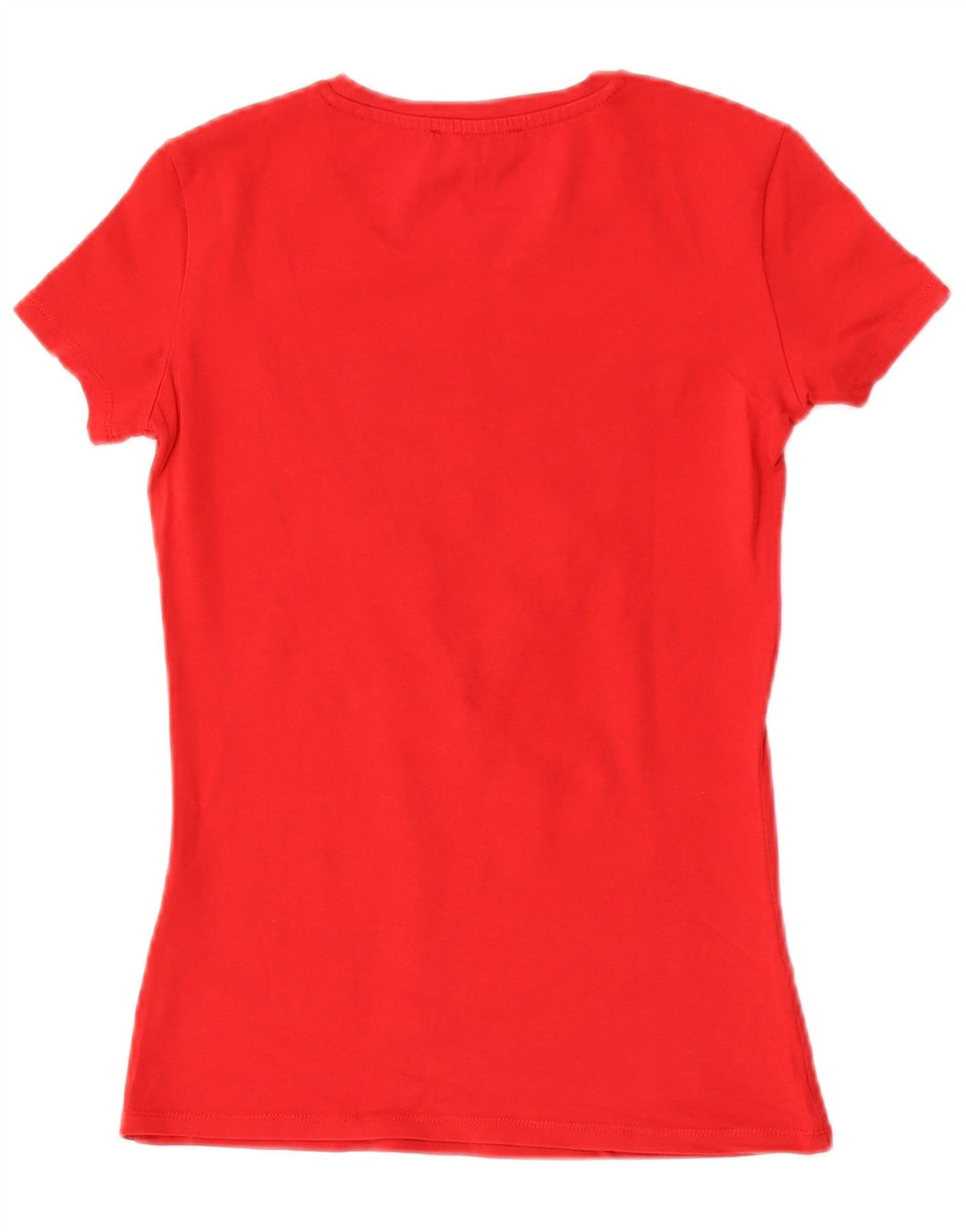 Camiseta feminina Guess com estampa gráfica UK 8 pequena vermelha