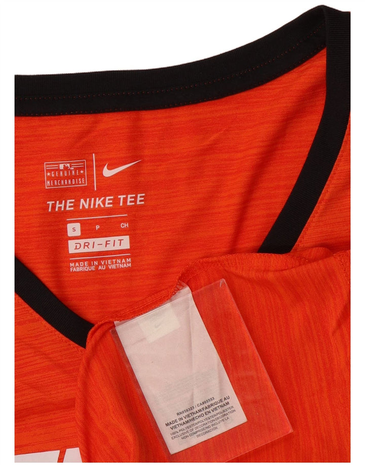 Camiseta feminina Nike Tigers Graphic UK 10 pequena laranja poliéster