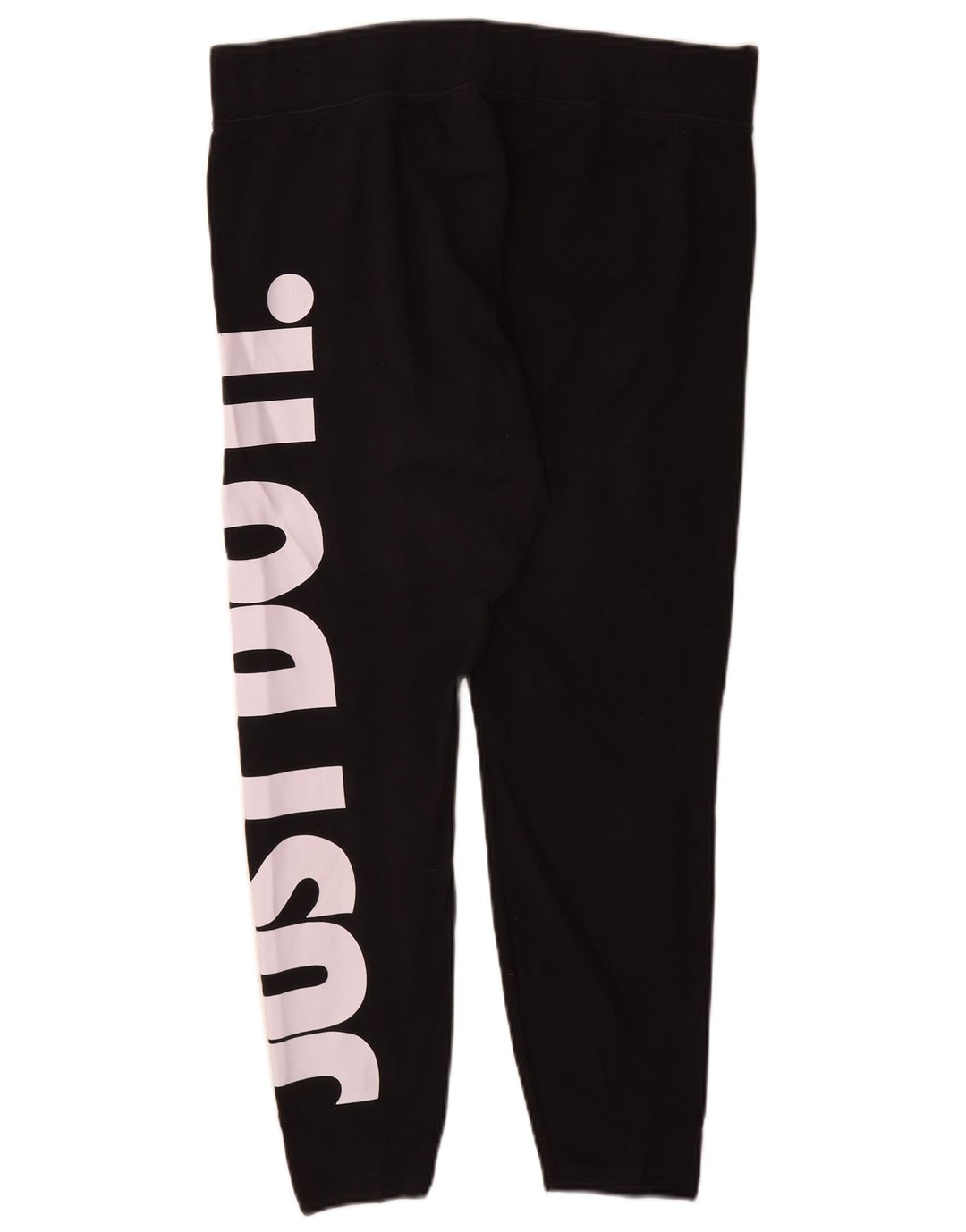 Leggings Nike Femininas Graphic UK 20 2XL Algodão Preto
