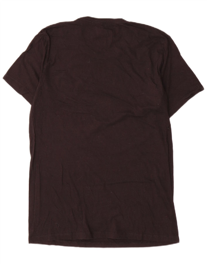 Camiseta masculina Calvin Klein de algodão preto médio