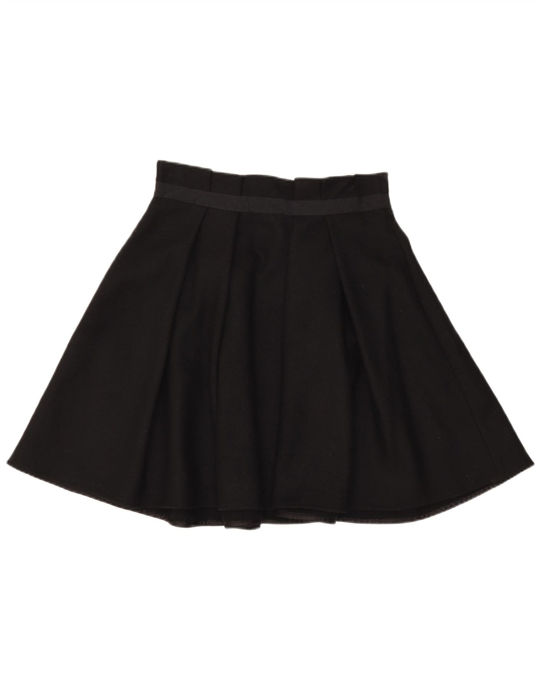 PATRIZIA PEPE Saia Firenze Flare IT 42 Médio W30 Lã Preta
