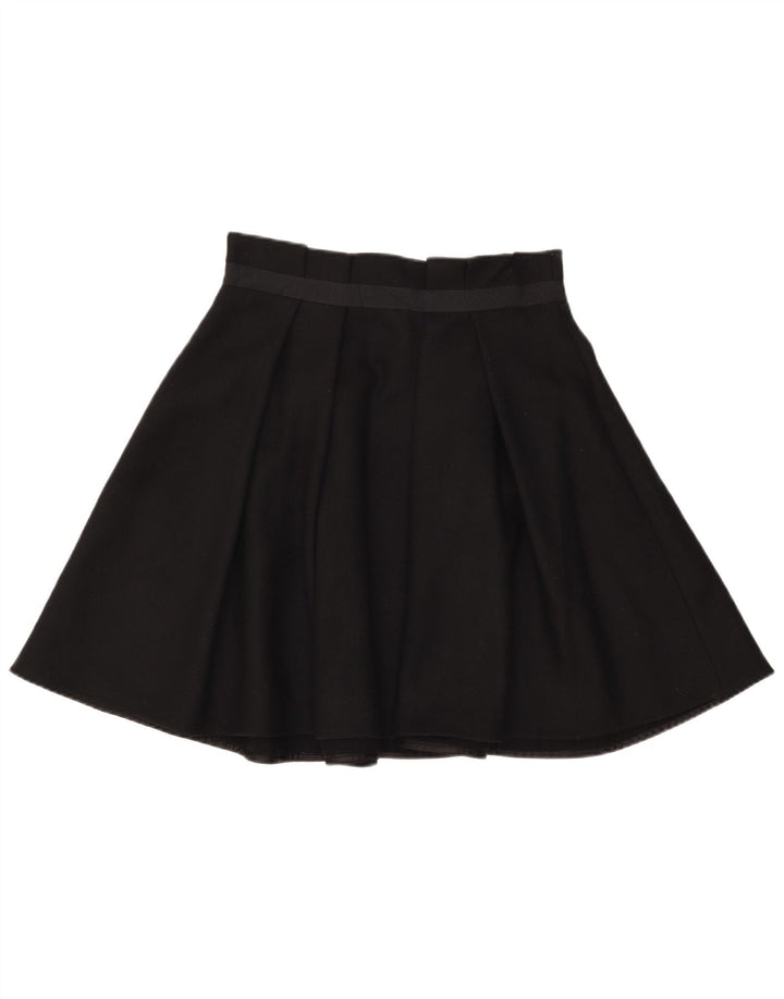 PATRIZIA PEPE Saia Firenze Flare IT 42 Médio W30 Lã Preta