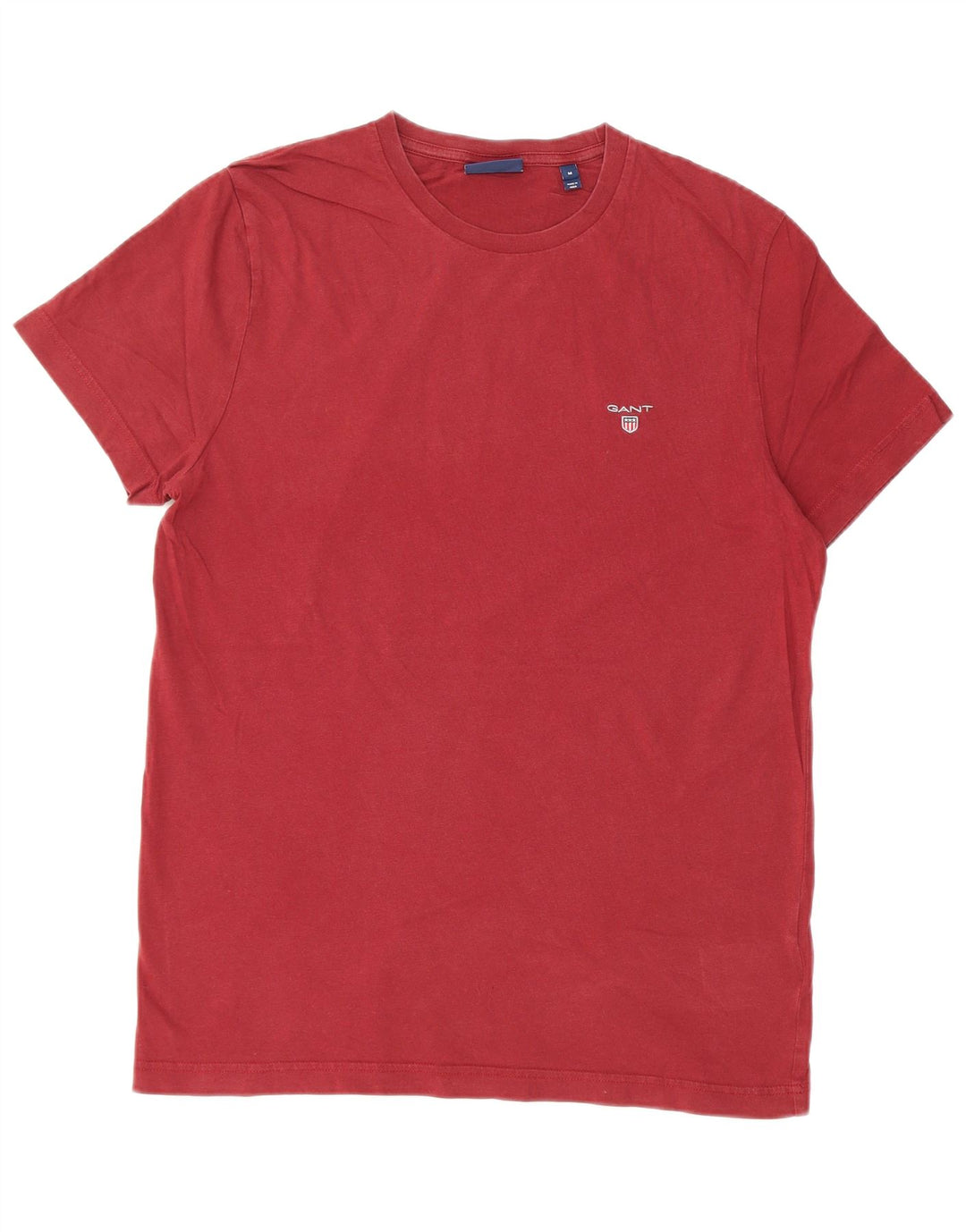 Gant Camiseta Feminina Top Médio Algodão Borgonha