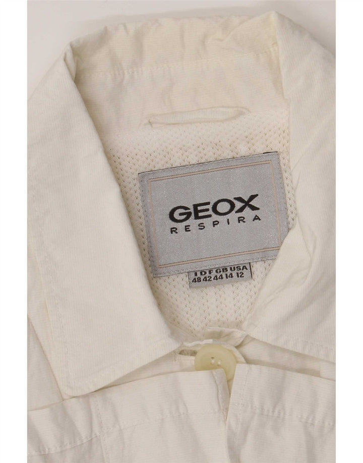 Jaqueta utilitária feminina Geox UK 14 grande branca