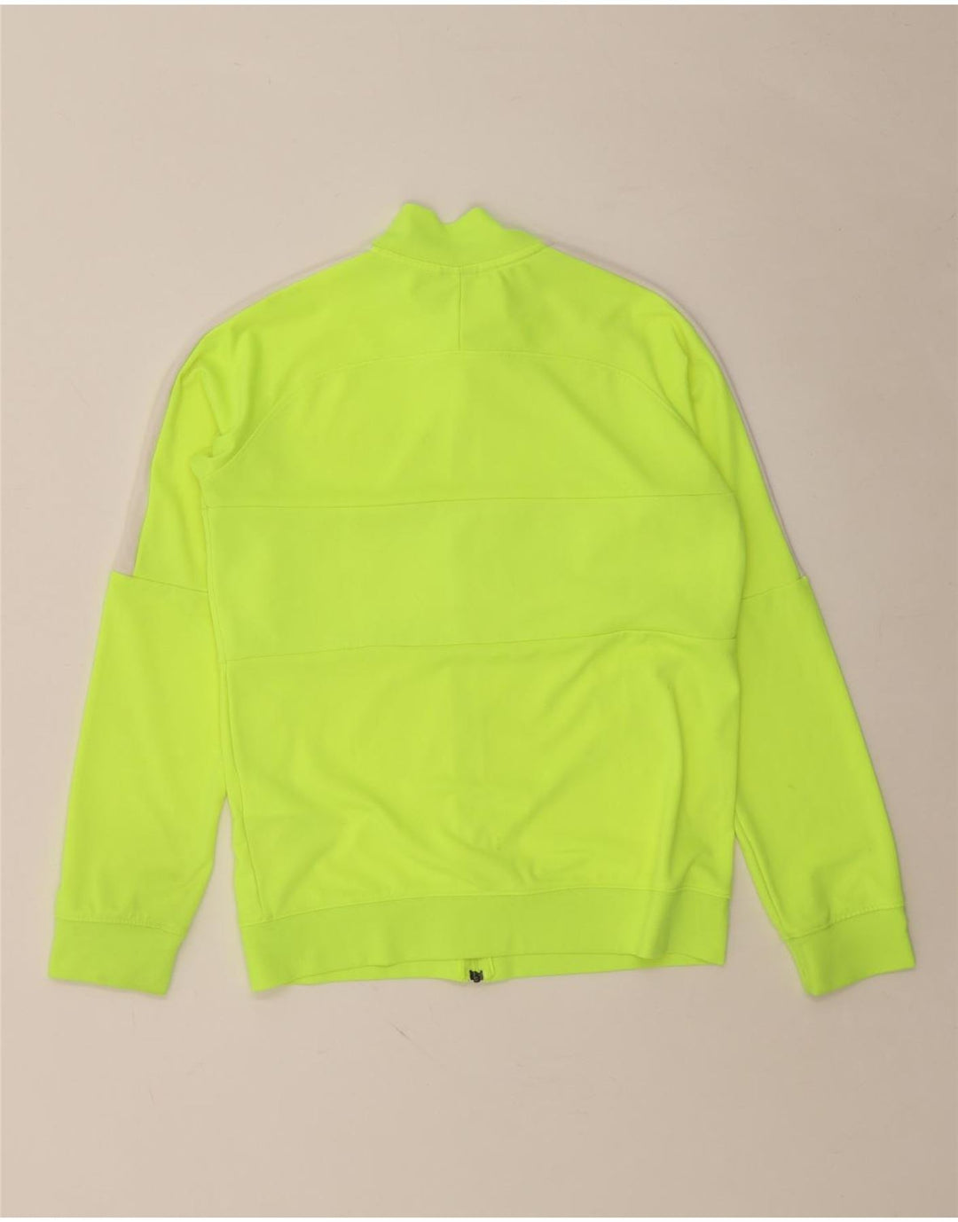 NIKE Meninos Dri Fit Tracksuit Top Jacket 13-14 Anos XL Verde Colourblock