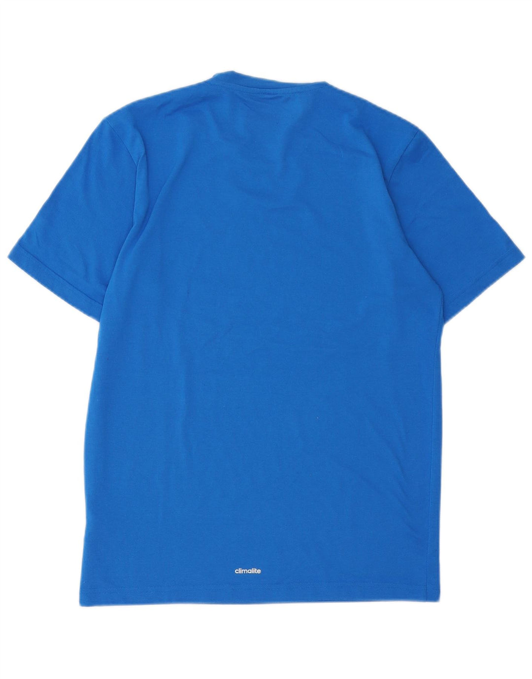 Adidas Masculino Climalite Camiseta Top Pequeno Azul Poliéster