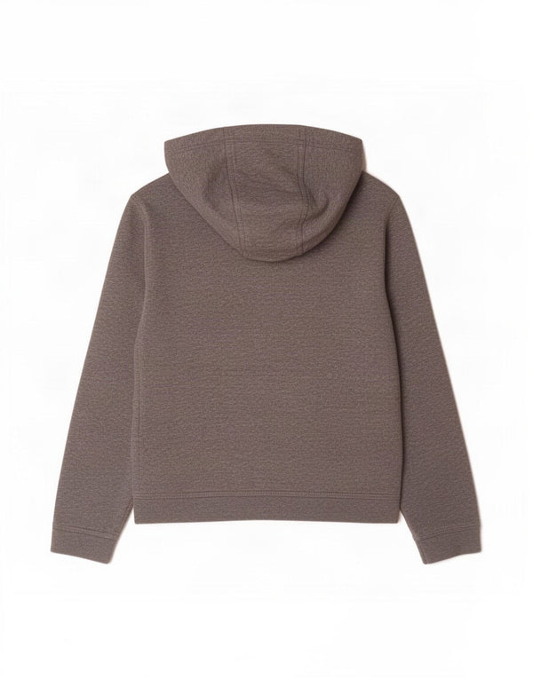 Jumper com capuz Nike Boys 10-11 anos cinza médio algodão