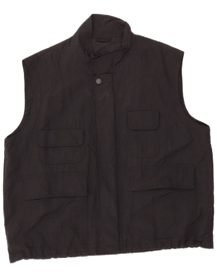 Colete utilitário masculino Person UK 44 2XL nylon preto