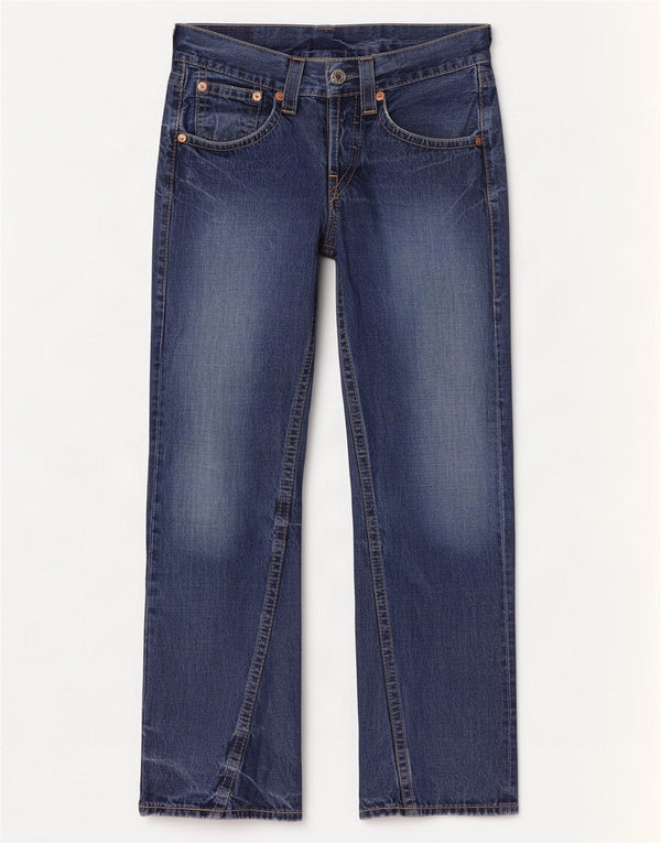 Levi's Masculino 907 Bootcut Jeans W30 L34 Azul Algodão