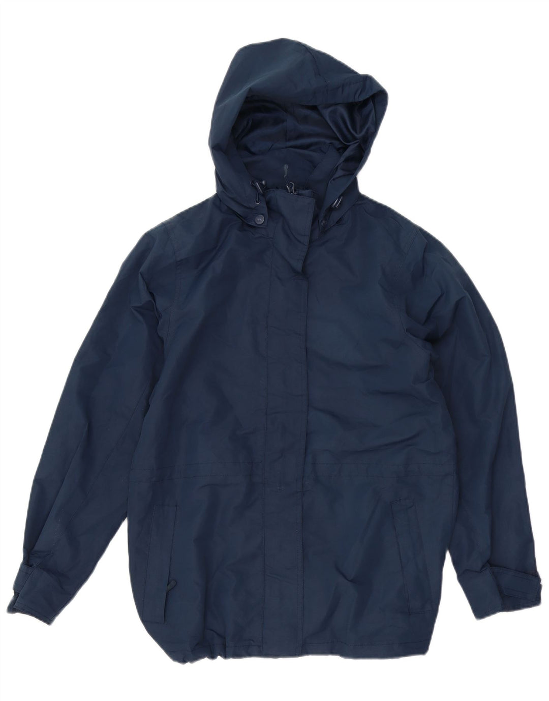 Jaqueta de chuva feminina com capuz Mountain Warehouse UK 10 pequena azul marinho