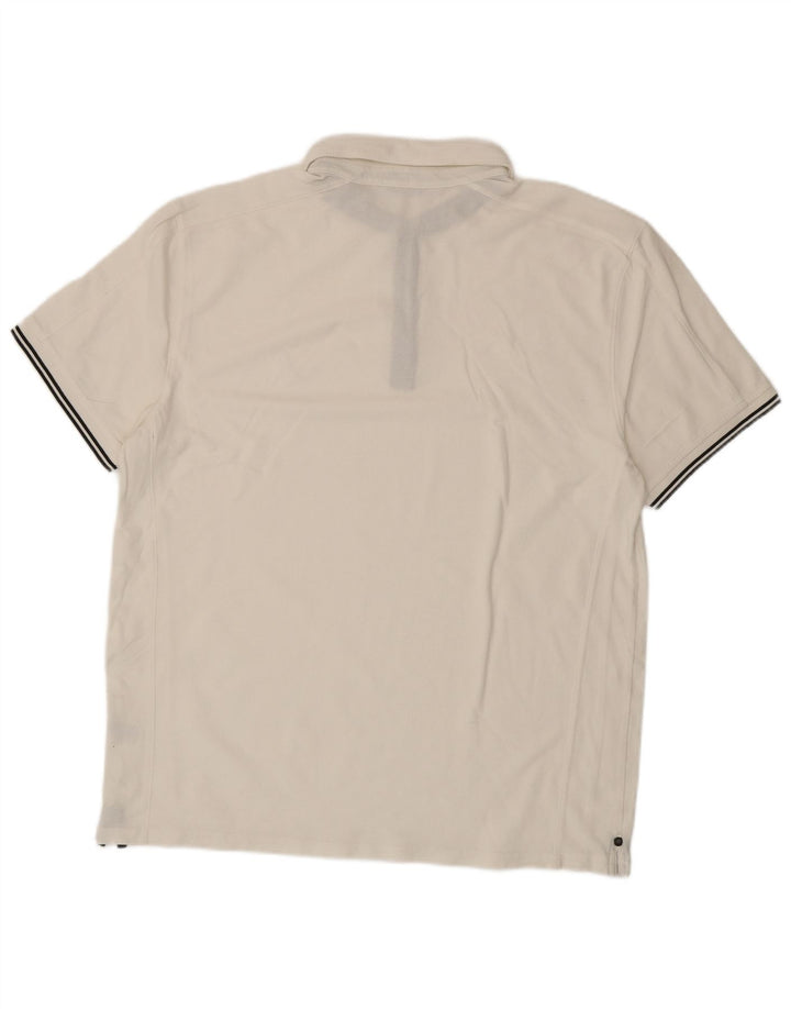 Camisa polo masculina NAUTICA 2XL algodão branco